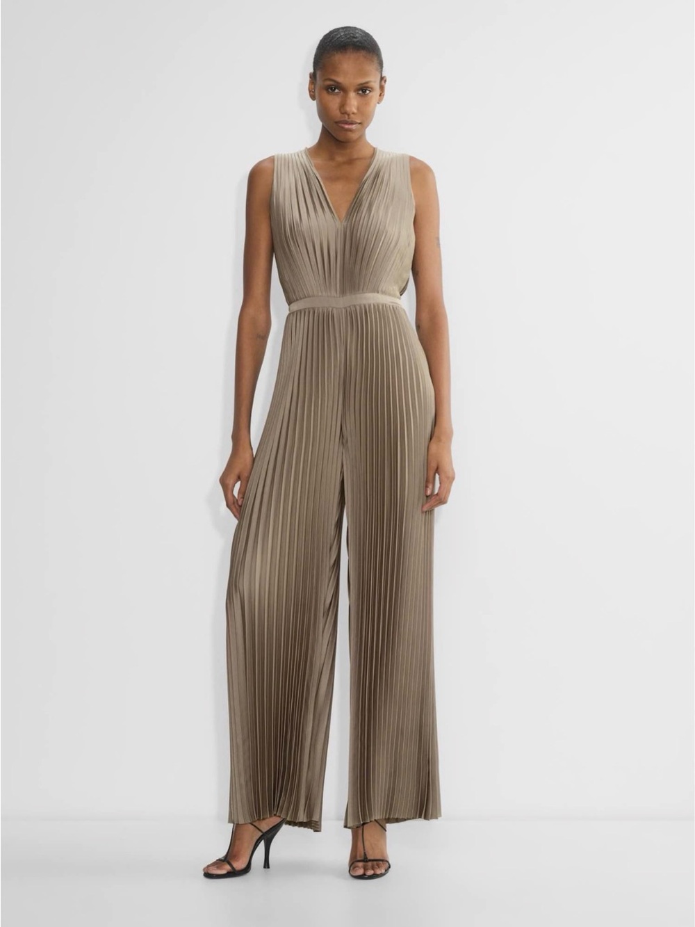 Babaton (Aritzia) Mutual Satin Jumpsuit - Size 6